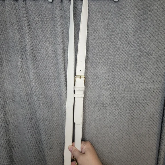 Betsey Johnson White Embossed Skull Tote - Picture 7 of 8